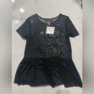 Nice black See-through top